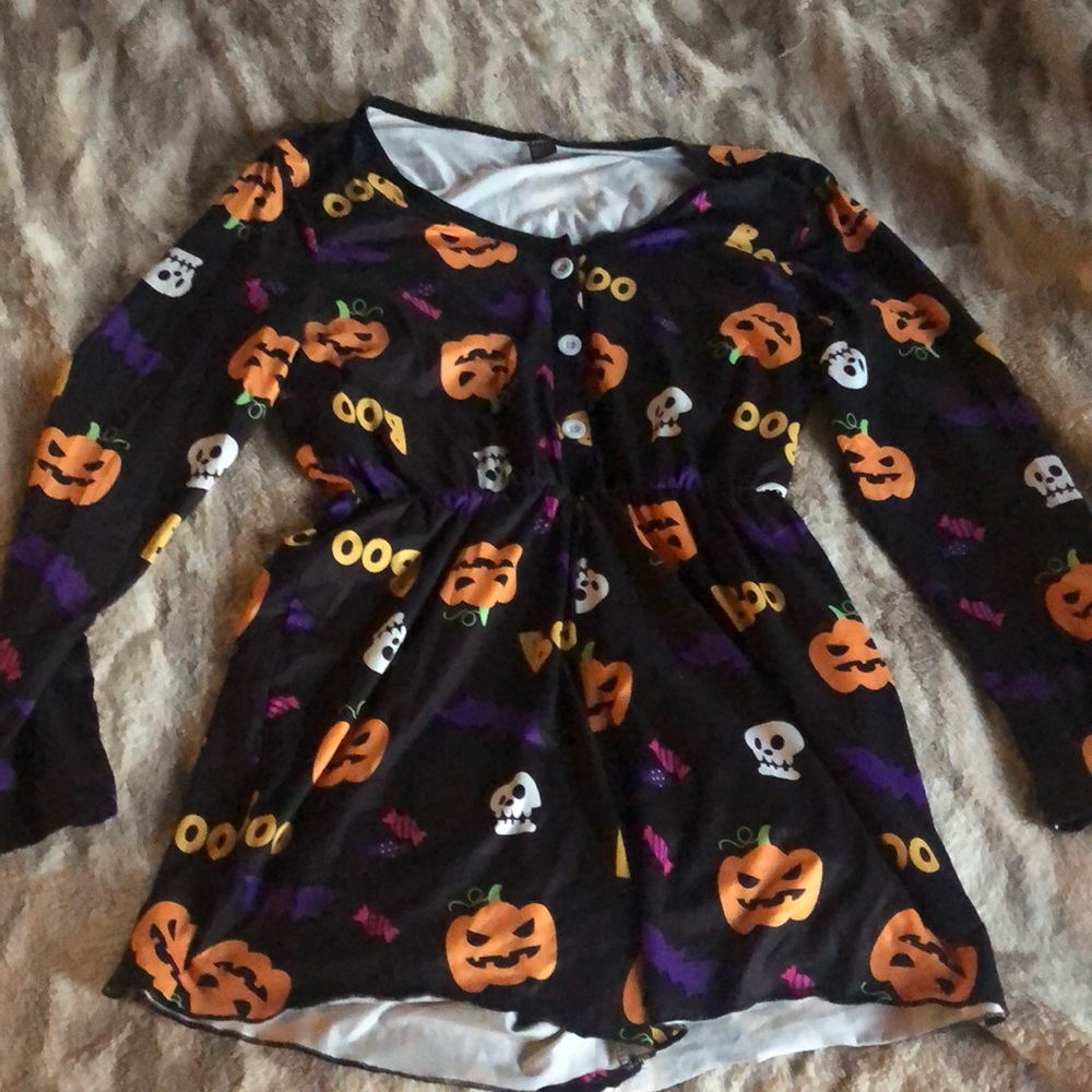 COPY - HALLOWEEN pajama ROMPER